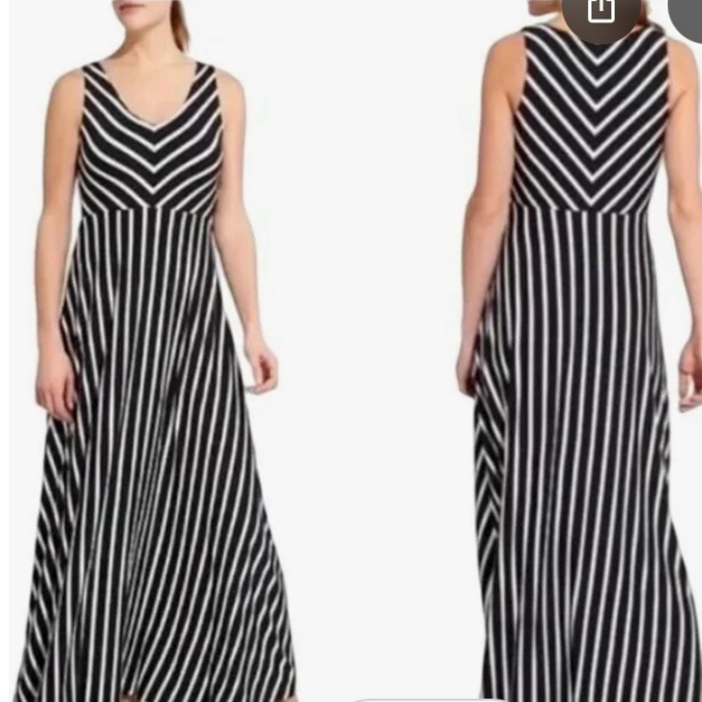 Athleta Striped Maxi Dress